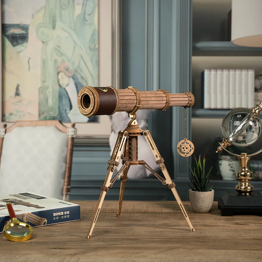 ROKR Monocular Telescope – Ξύλινο Μονόκυαλο Τηλεσκόπιο - Image 2