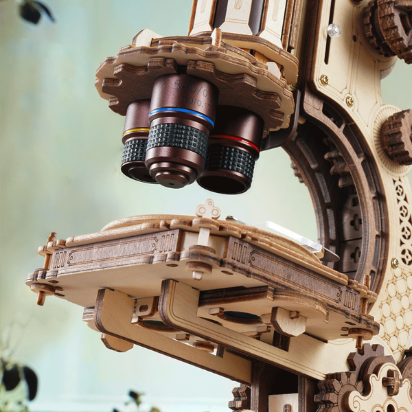 ROKR Microscope – Λειτουργικό Ξύλινο Μικροσκόπιο - Image 6