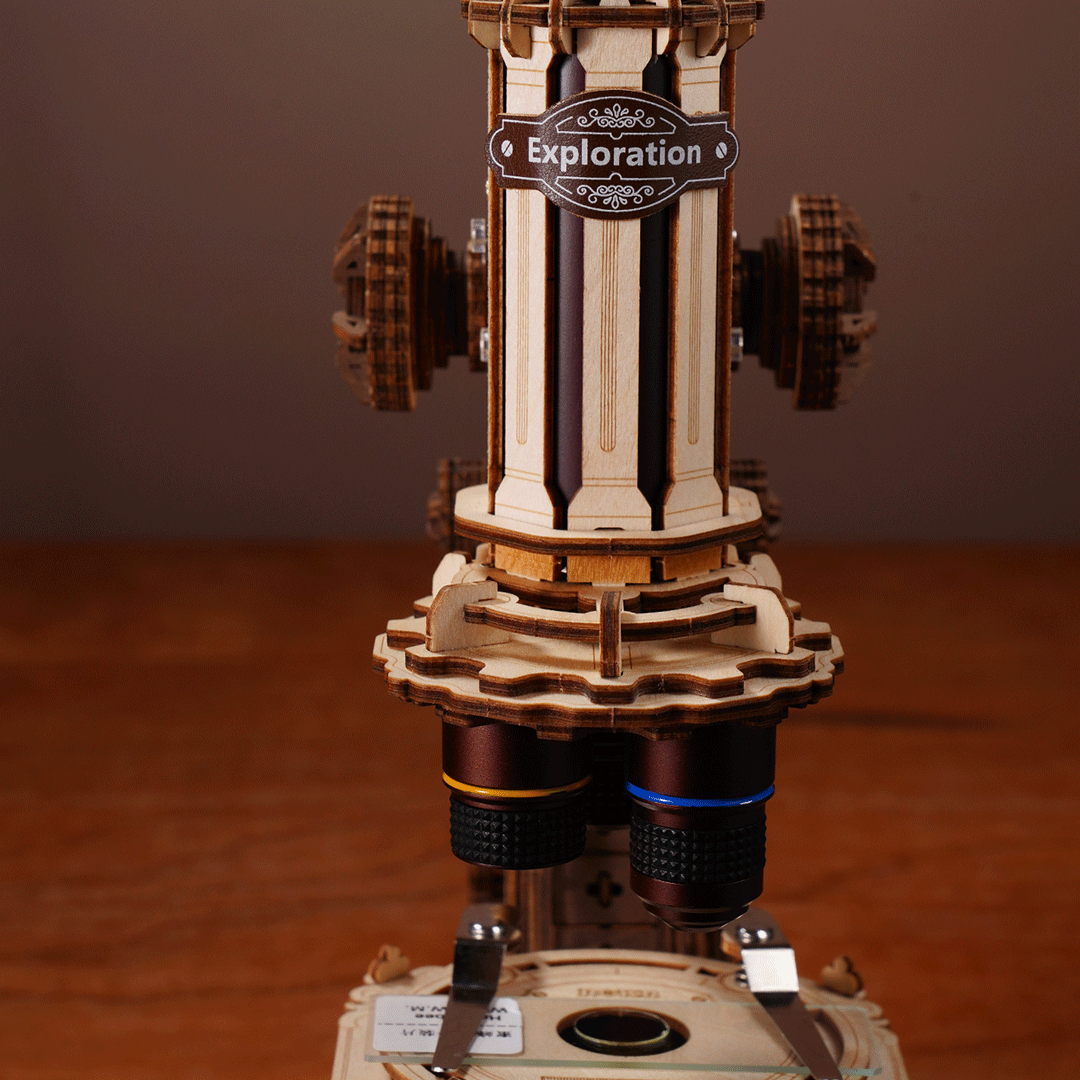 ROKR Microscope – Λειτουργικό Ξύλινο Μικροσκόπιο - Image 7