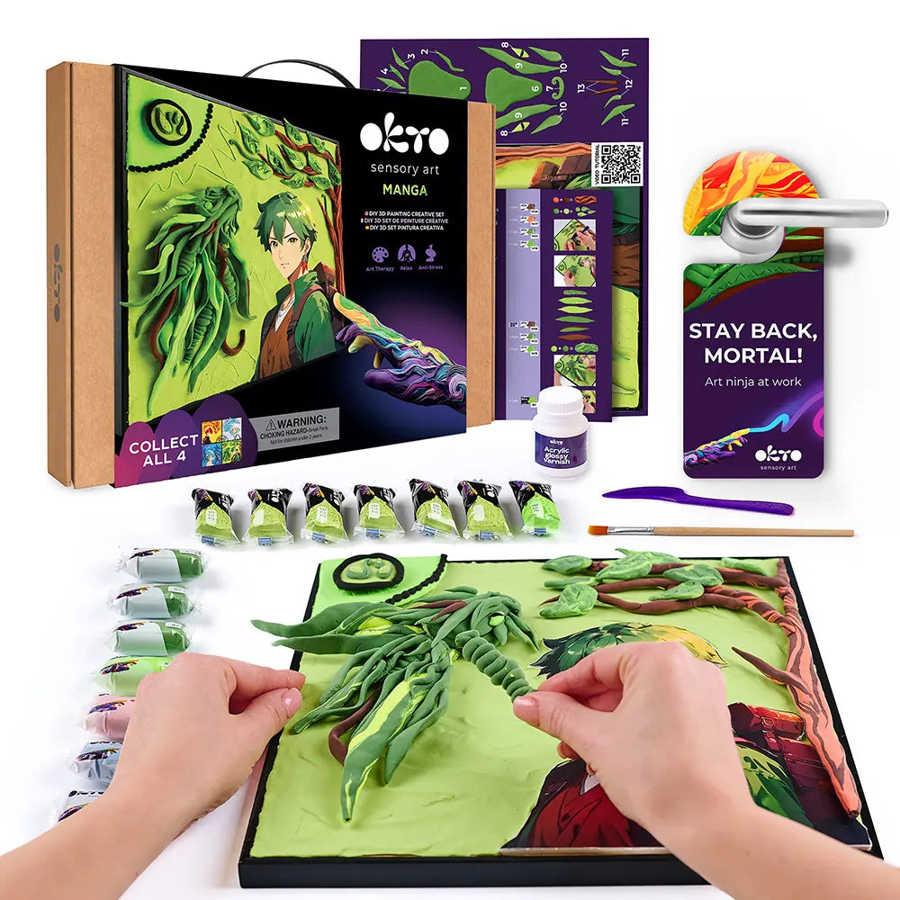OKTO DIY 3D Painting MANGA – Earth - Image 2