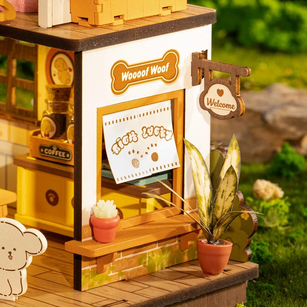Rolife Yum Yum Burgers – DIY Μινιατούρα Burger Shop με LED - Image 6