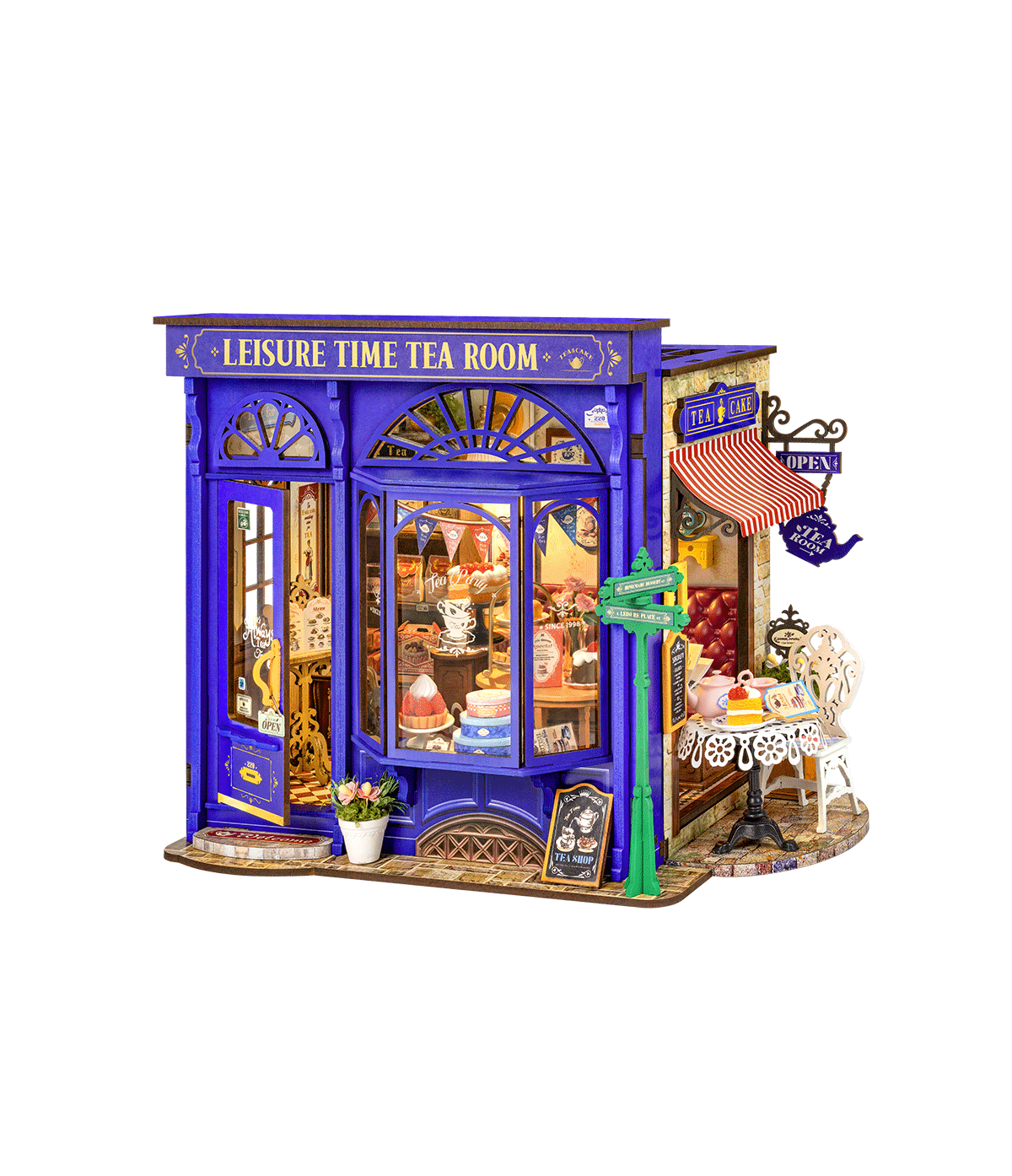 Rolife Leisure Time Tea Room – DIY Μινιατούρα Αίθουσα Τσαγιού