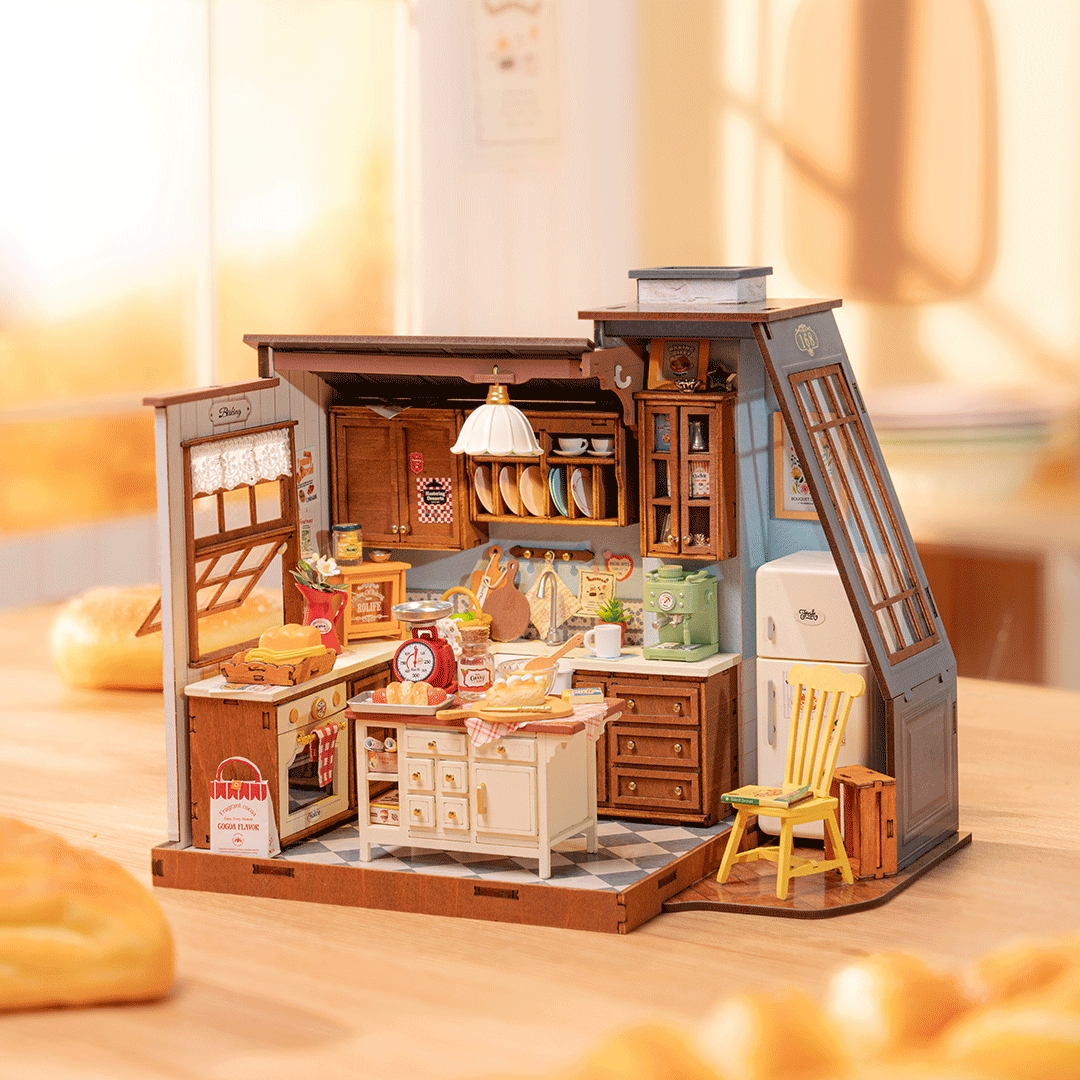 Rolife Baking Kitchen – DIY Μινιατούρα Κουζίνα Ζαχαροπλαστικής - Image 2