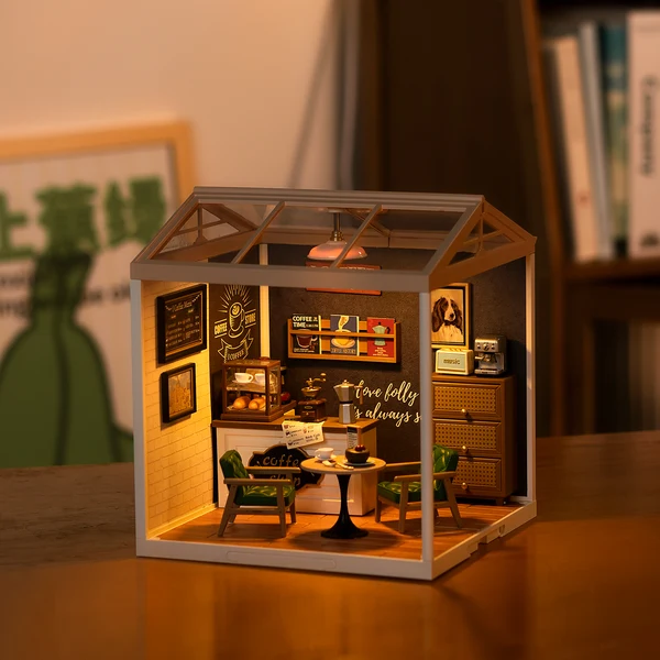 Rolife Daily Inspiration Cafe – DIY Μινιατούρα Καφέ - Image 2