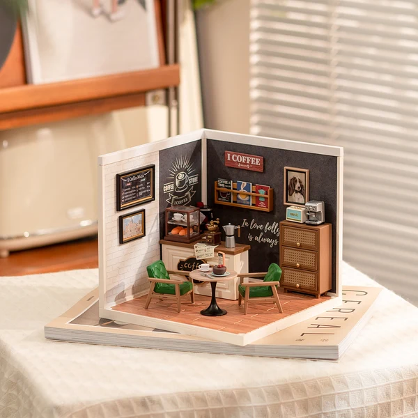 Rolife Daily Inspiration Cafe – DIY Μινιατούρα Καφέ - Image 3