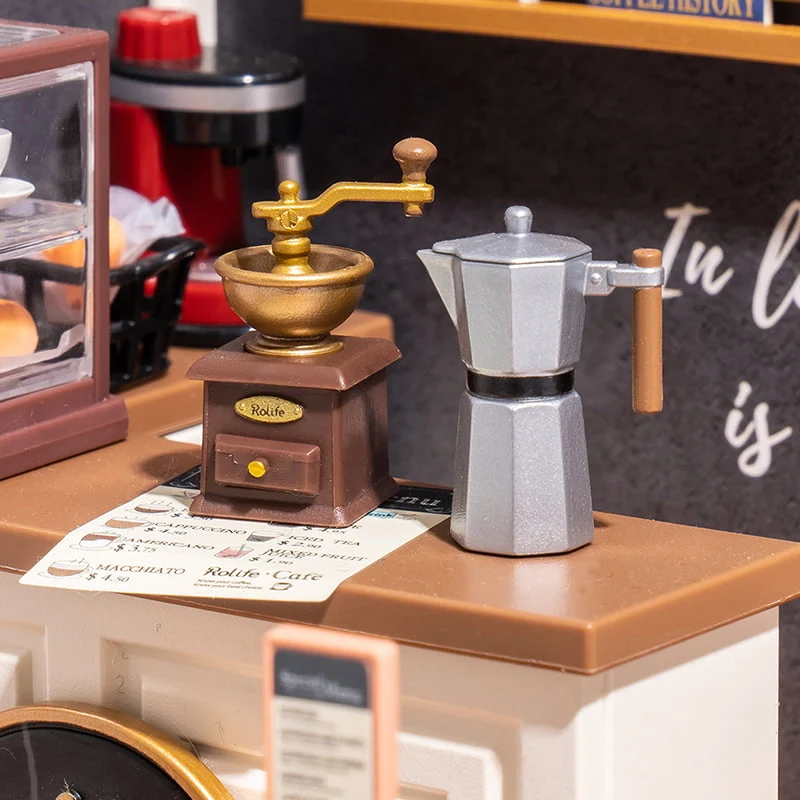 Μικροσκοπικός πάγκος καφέ Rolife Daily Inspiration Cafe DW001B