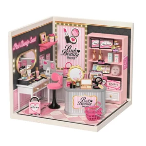 Rolife Pink Beauty Secret – DIY Μινιατούρα Κατάστημα Ομορφιάς