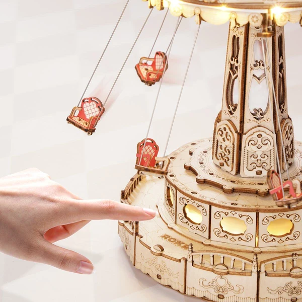 Φωτιζόμενος Ήλιος ROKR Mechanical Orrery EA02 με μεγεθυντικό φακό