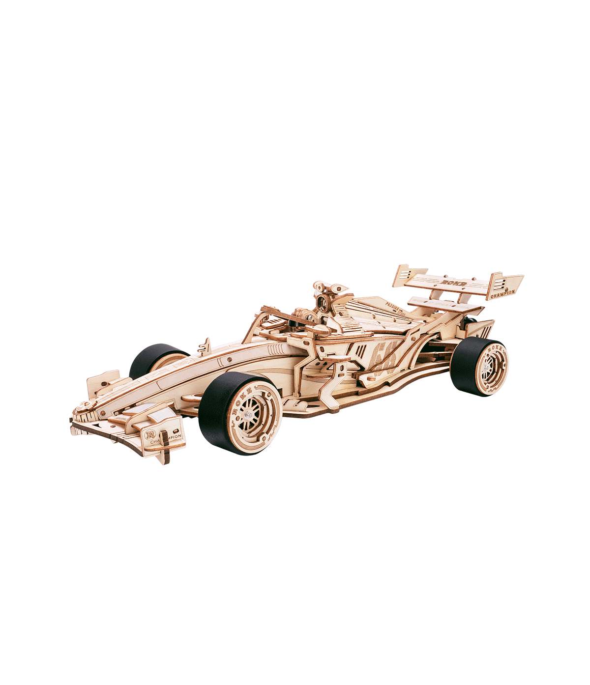 ROKR Racing Car – Μηχανικό 3D Ξύλινο Αγωνιστικό Αυτοκίνητο