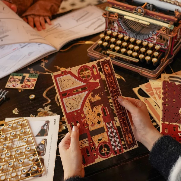 ROKR Mechanical Typewriter Magic Version ολοκληρωμένη γραφομηχανή