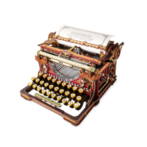 ROKR Mechanical Typewriter Magic Version – Μηχανική Γραφομηχανή 3D Ξύλινο Puzzle