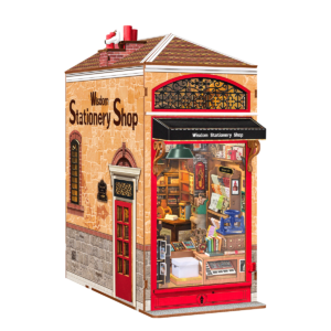 Rolife Wisdom Stationery Shop – DIY Book Nook Vintage Χαρτοπωλείο
