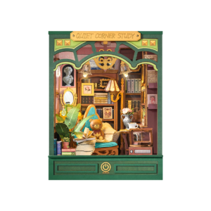 Rolife Quiet Corner Study – DIY Book Nook Βιβλιοθήκη