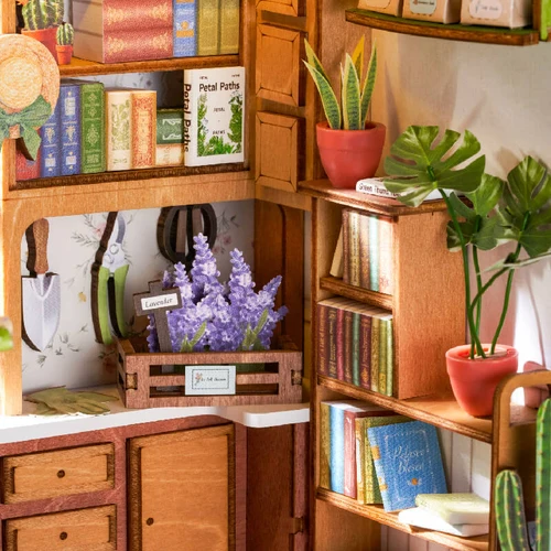 Φωτισμένο Rolife Secret Bloomy Nook TGE04 με ανοιχτές διπλές πόρτες
