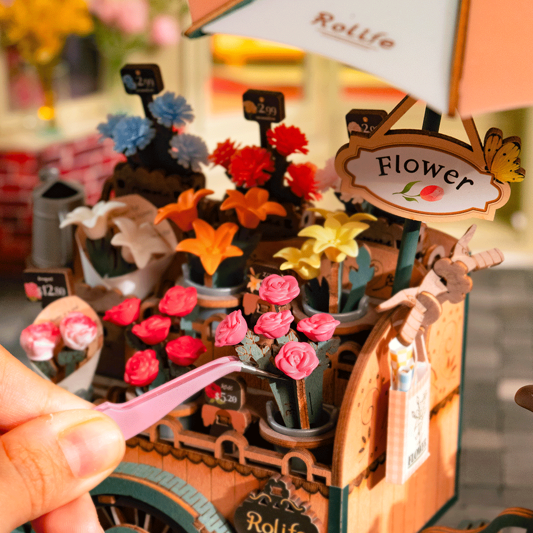 Λεπτομέρειες ανθοπωλείου Rolife TGS03 Blossom Cart