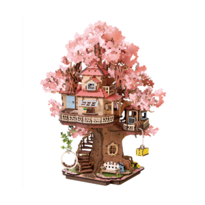 Rolife Sakura Tree House – Ξύλινο 3D Puzzle Δεντρόσπιτο