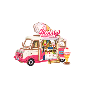 Rolife Beverly's Ice Cream Truck – 3D Ξύλινο Puzzle Παγωτατζίδικο