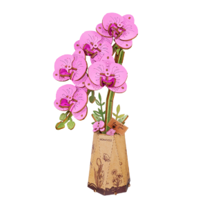 Rowood Purple Moth Orchid – Ξύλινο 3D Puzzle Μωβ Ορχιδέα