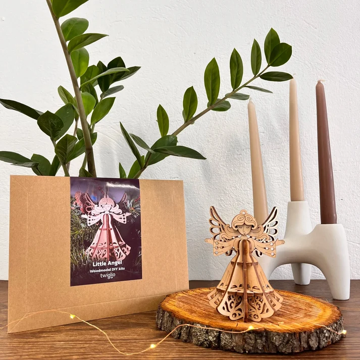 Twiglio Little Angel A-101 ξύλινο 3D puzzle διακοσμητικός άγγελος