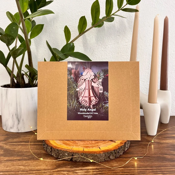 Twiglio Holy Angel – Ξύλινο 3D Puzzle Άγγελος με Φαναράκι - Image 7