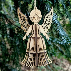 Twiglio Harmony Angel – Ξύλινο 3D Puzzle Διακοσμητικός Άγγελος Αρμονίας