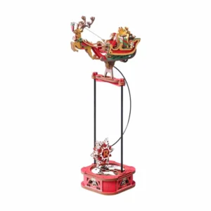 ROKR Santa on Sleigh – Μηχανικό 3D Puzzle Αιώρησης με Άγιο Βασίλη