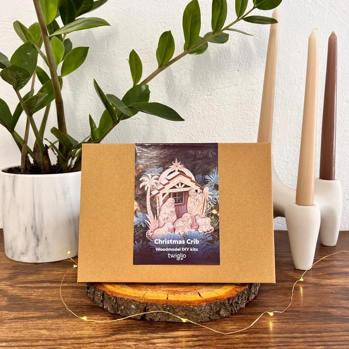 Twiglio Christmas Crib – Ξύλινο 3D Puzzle Χριστουγεννιάτικη Φάτνη με την Αγία Οικογένεια - Image 7