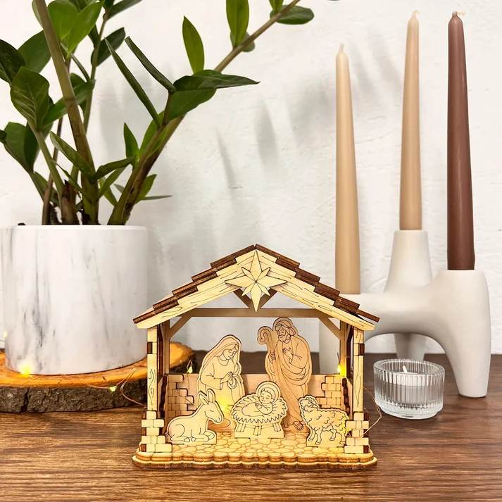 Twiglio Bethlehem Scene – Ξύλινο 3D Puzzle Χριστουγεννιάτικη Φάτνη της Βηθλεέμ - Image 4