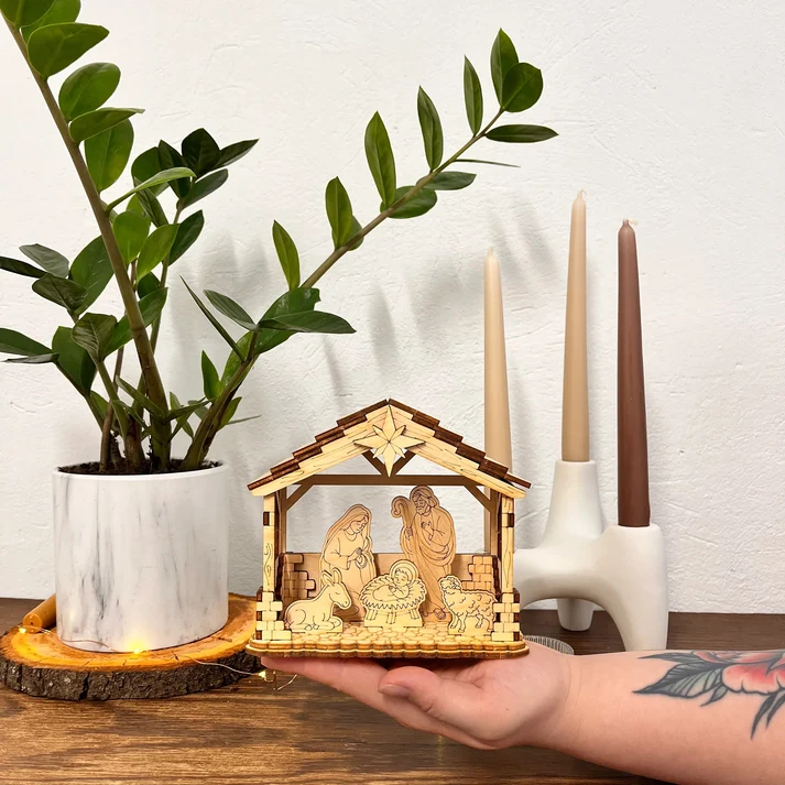 Twiglio Bethlehem Scene – Ξύλινο 3D Puzzle Χριστουγεννιάτικη Φάτνη της Βηθλεέμ - Image 5