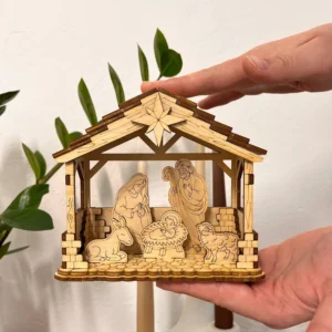Twiglio Bethlehem Scene – Ξύλινο 3D Puzzle Χριστουγεννιάτικη Φάτνη της Βηθλεέμ