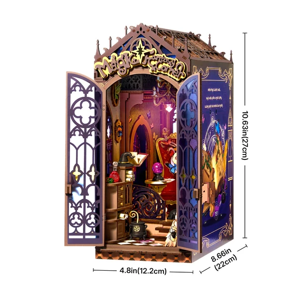 Rolife Magic Fantasy Corner – DIY Book Nook Μαγική Γωνιά με Φωτισμό LED - Image 8